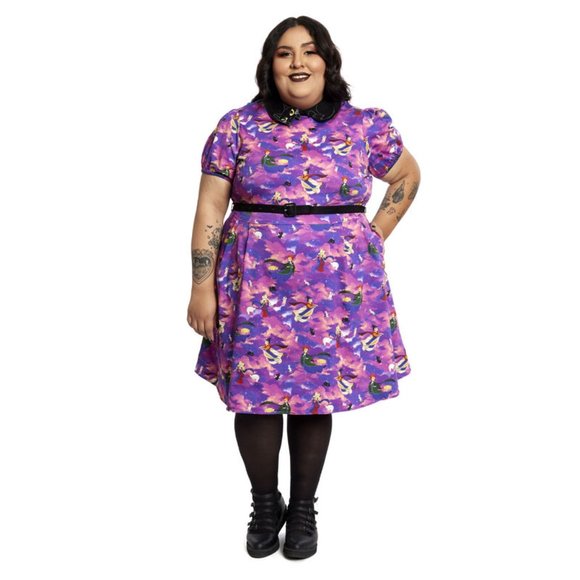 Stitch Shoppe Hocus Pocus Sunset Sanderson Sisters Natasha Dress Size XL - Picture 11 of 12
